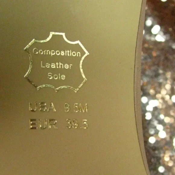 NIB Nina satin champagne kitten heels 9.5 - Picture 9 of 10